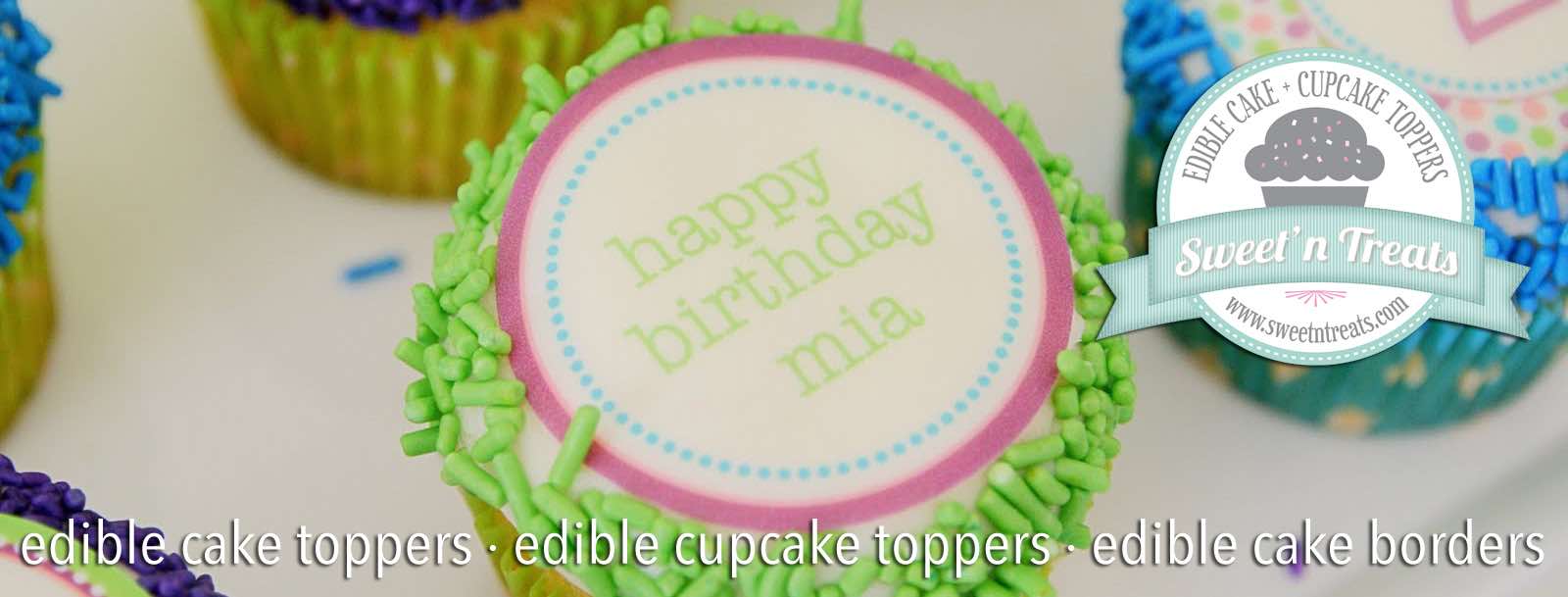 Sweet'n Treats  Custom Edible Cake and Cupcake Toppers